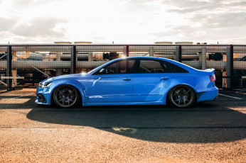 Картинка audi+s6 автомобили audi s6 tuning blue stance