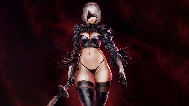 Обои картинки фото видео игры, nier,  automata, automata