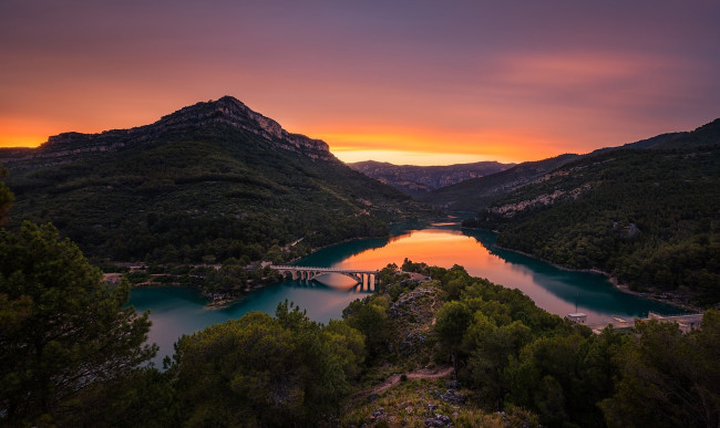 Обои картинки фото ulldecona, catalonia, spain, города, - мосты