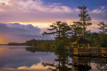 Картинка разное сооружения +постройки пейзаж озеро