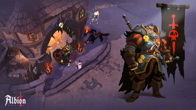 Обои картинки фото видео игры, albion online, персонажи, бар