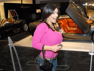 Картинка denise milani автомобили авто девушками