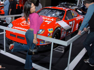 Картинка denise milani автомобили авто девушками