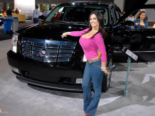 Картинка denise milani автомобили авто девушками