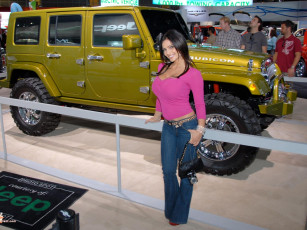 Картинка denise milani автомобили авто девушками