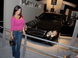 Картинка denise milani автомобили авто девушками