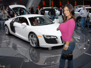 Картинка denise milani автомобили авто девушками