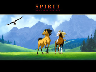 обоя мультфильмы, spirit, stallion, of, the, cimarron