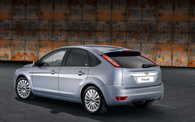 Обои картинки фото ford, focus, hatchback, 2008, автомобили