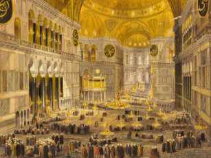 Картинка hagia sophia рисованные живопись