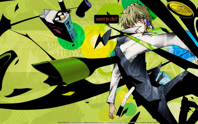 Обои картинки фото by, yamaro, аниме, dyurarara