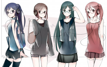 Картинка аниме headphones instrumental