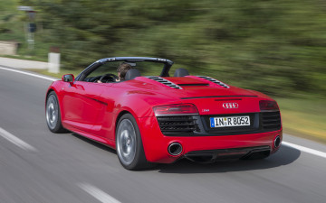 Картинка автомобили audi car spyder v10 r8