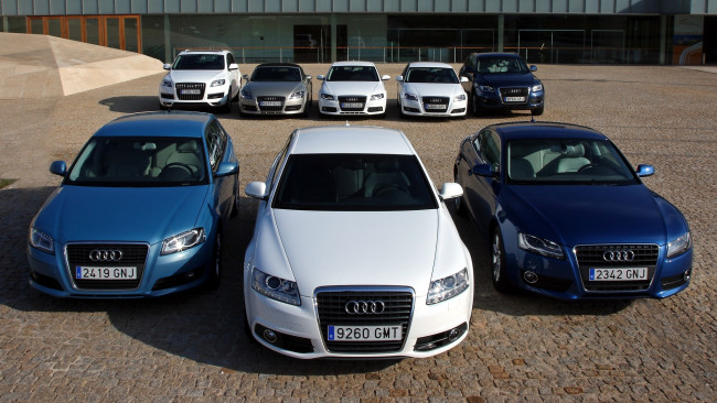 Обои картинки фото audi, mixed, автомобили, volkswagen, group, германия