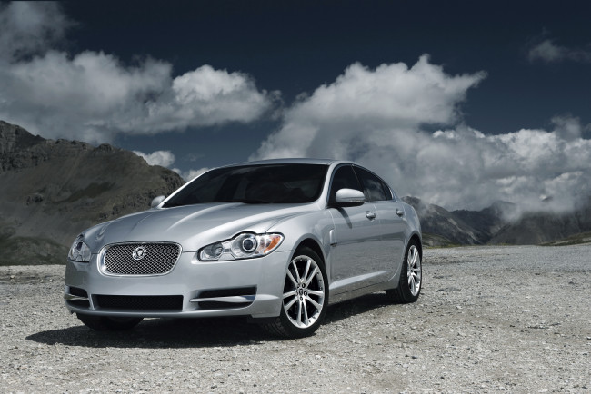 Обои картинки фото 2009, jaguar, xf, diesel, автомобили
