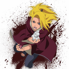 Картинка аниме naruto взрыв искуство акатцки тцукури дейдара наруто