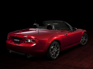 Картинка автомобили mazda 2015 mx-5 miata 25th anniversary nc3 красный