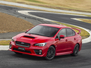 Картинка автомобили subaru wrx au-spec sti 2014 красный