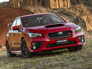 Картинка автомобили subaru wrx sti au-spec 2014 красный
