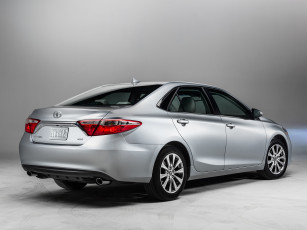 обоя автомобили, toyota, 2015, camry, xle, серый