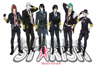 Картинка аниме bleach белый фон парни арт хитцугая шиффер гримджоу джагерджак тоуширо бьякуя кучики ичимару абарай улькиорра ренджи гин блич