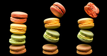 Картинка еда -+макаруны разноцветные