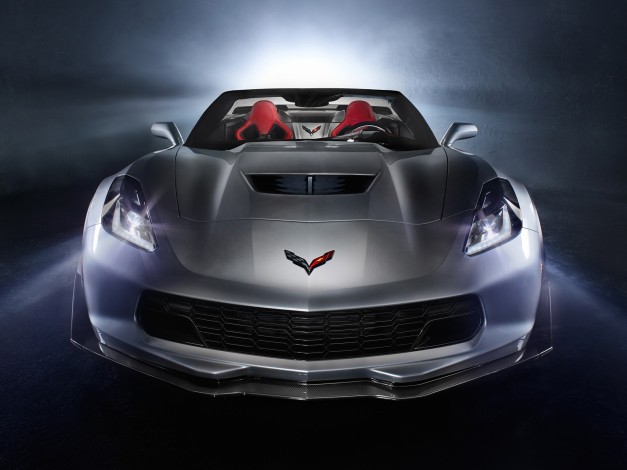 Обои картинки фото автомобили, corvette, 2015г, z06, convertible, с7