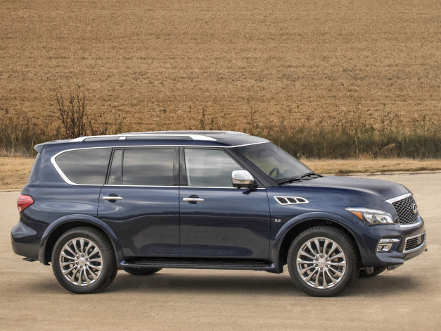 Обои картинки фото автомобили, infiniti, 2015, qx80, 5-6, z62