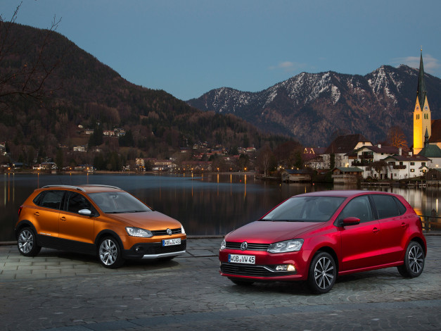 Обои картинки фото автомобили, volkswagen, polo, v