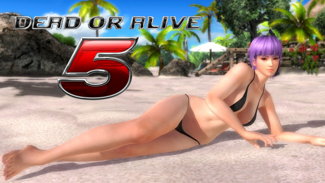 Обои картинки фото видео игры, dead or alive 5, взгляд, девушка, купальник