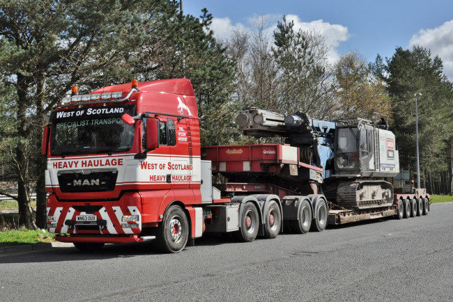 Обои картинки фото автомобили, man, седельный, грузовик, тягач