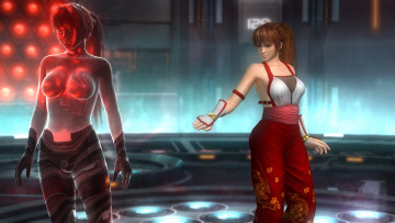 Картинка 3д+графика аниме+ anime киборг фон взгляд девушка