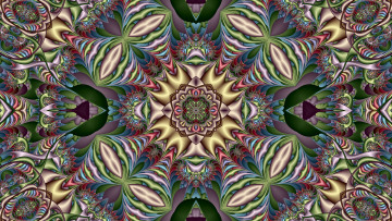 Картинка 3д+графика фракталы+ fractal цвета фон узор