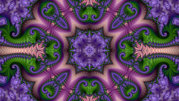 Картинка 3д+графика фракталы+ fractal узор фон цвета