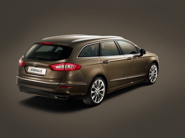 Обои картинки фото автомобили, ford, vignale, mondeo, turnier, 2015г