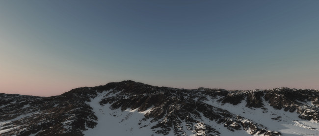 Обои картинки фото 3д графика, природа , nature, горы, снег, облака, небо