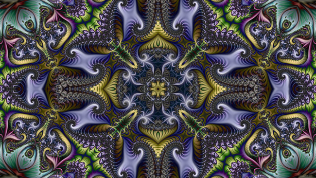 Обои картинки фото 3д графика, фракталы , fractal, узор, фон, цвета