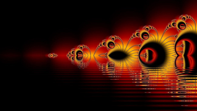 Обои картинки фото red fractals, 3д графика, фракталы , fractal, red, fractals
