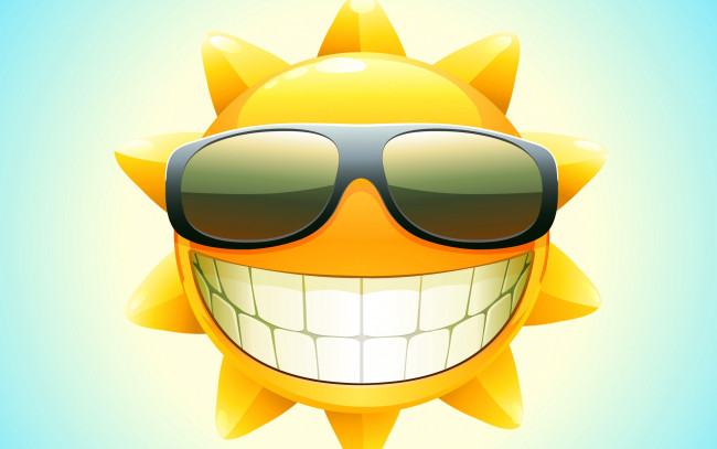 Обои картинки фото векторная графика, другое , other, солнце