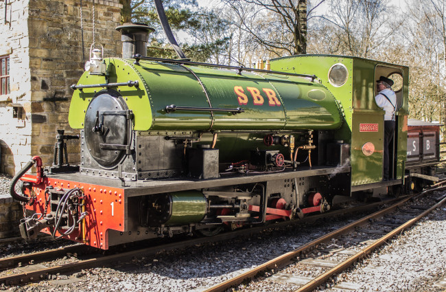 Обои картинки фото техника, паровозы, железная, дорога, рельсы, паровоз