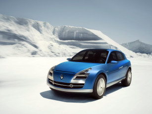 обоя renault egeus concept 2005, автомобили, renault, 2005, concept, соль, egeus, синий