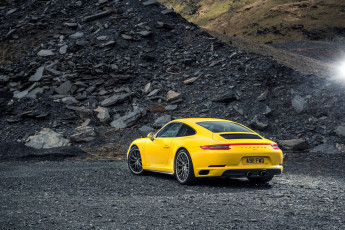 Картинка автомобили porsche cabriolet 911 красный 2016г 991 carrera 4s uk-spec