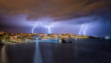 Картинка города -+пейзажи гроза побережье