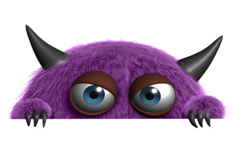 Картинка 3д+графика юмор+ humor клешни глаза злой взгляд смешное существо