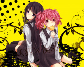 Картинка аниме inu+x+boku+ss девочки