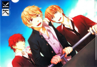 Картинка аниме k+project парни
