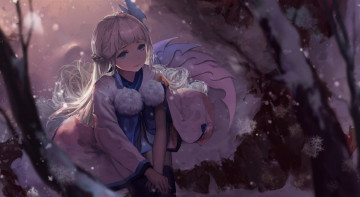 Картинка аниме onmyouji yuki onna