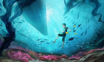 Картинка аниме животные +существа oceanleaves