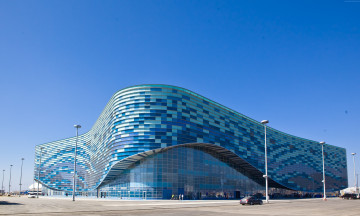 Картинка города -+здания +дома ледовый дворец спорта айсберг сочи россия