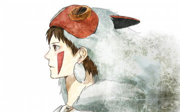 Картинка аниме mononoke+hime принцесса мононоке